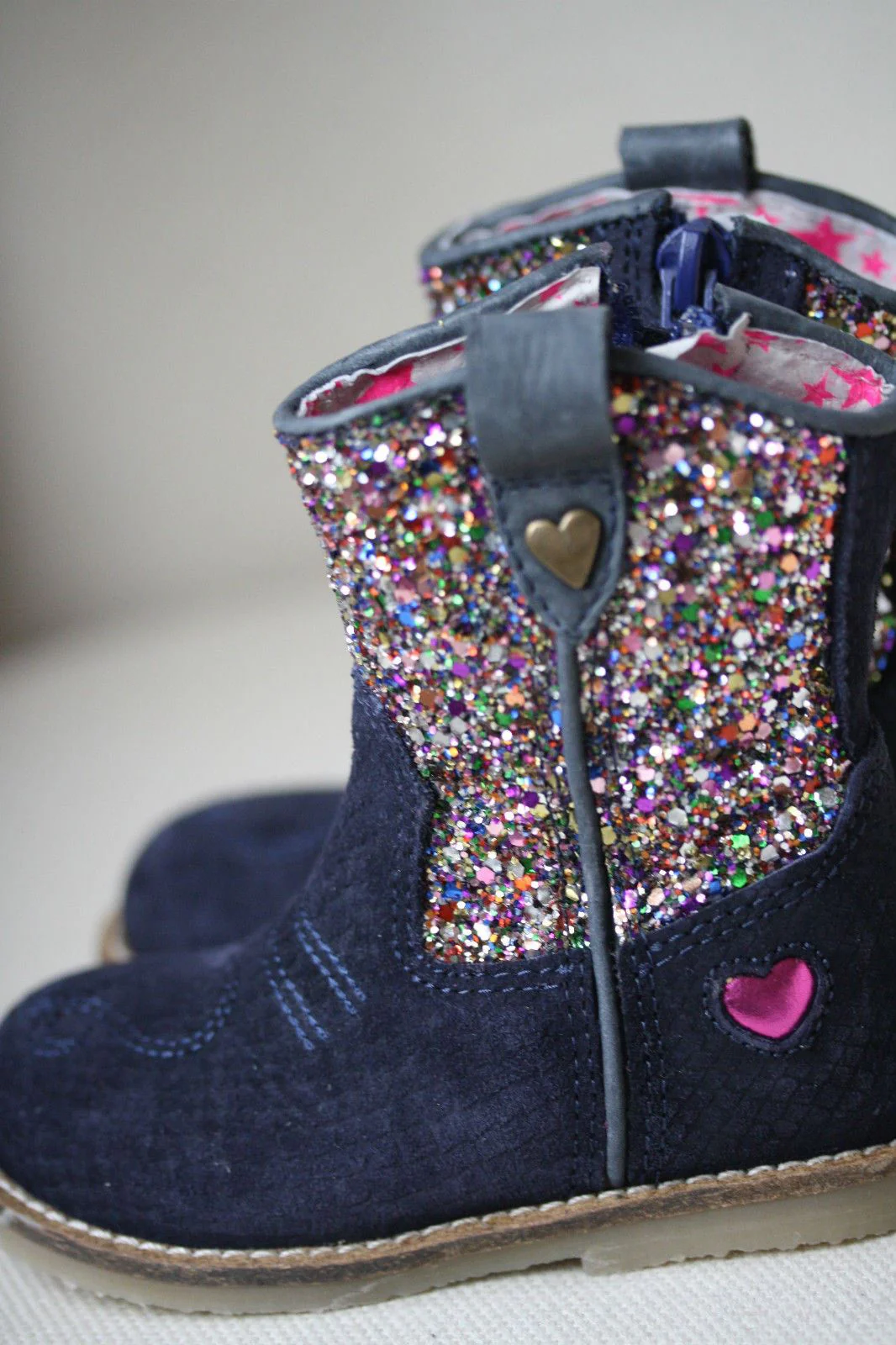 MIMPI BABY GIRLS SEQUIN BOOTS EU 20 UK 4 US 5 - Image 7