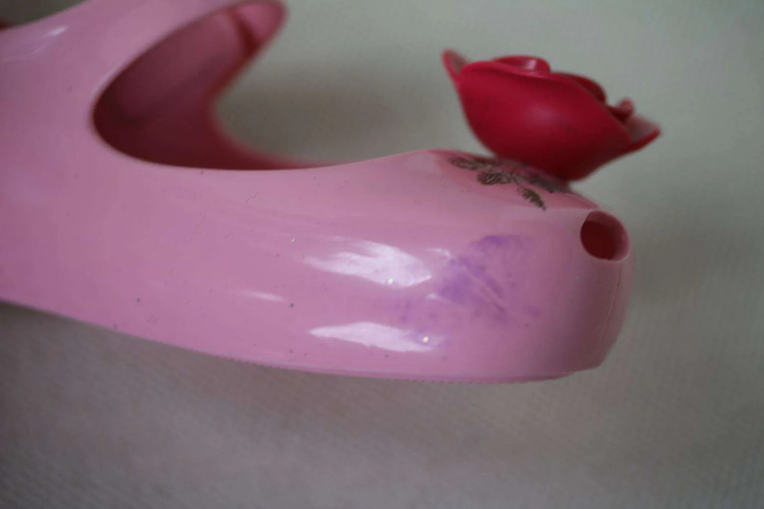 MINI MELISSA GIRLS BEAUTY AND THE BEAST JELLY SHOES EU 25/26 UK 8/9 - Image 4