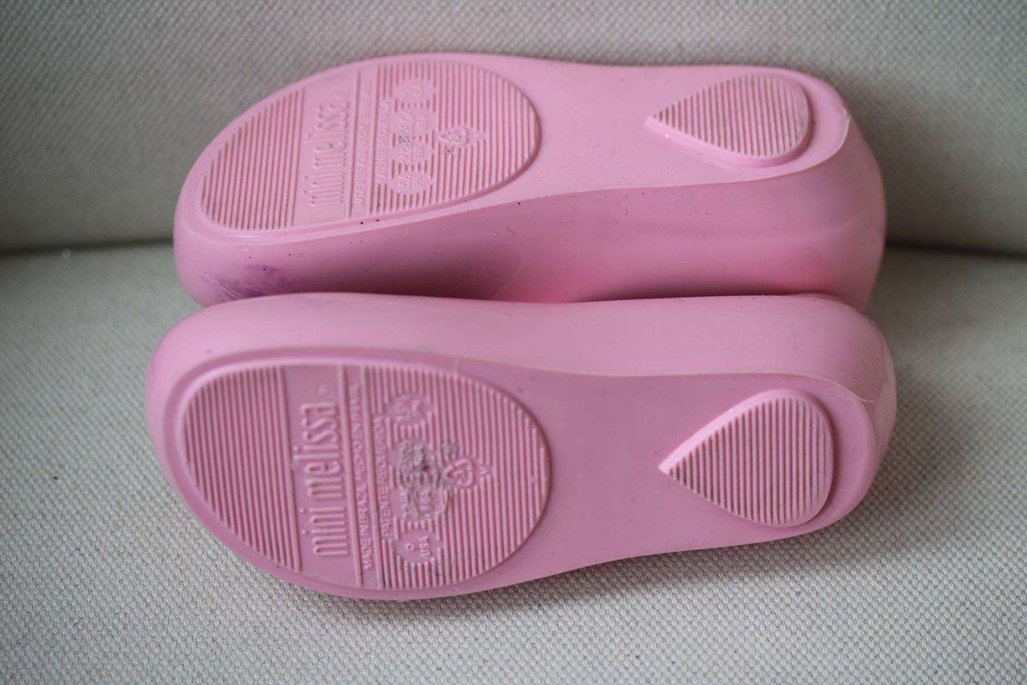 MINI MELISSA GIRLS BEAUTY AND THE BEAST JELLY SHOES EU 25/26 UK 8/9 - Image 7