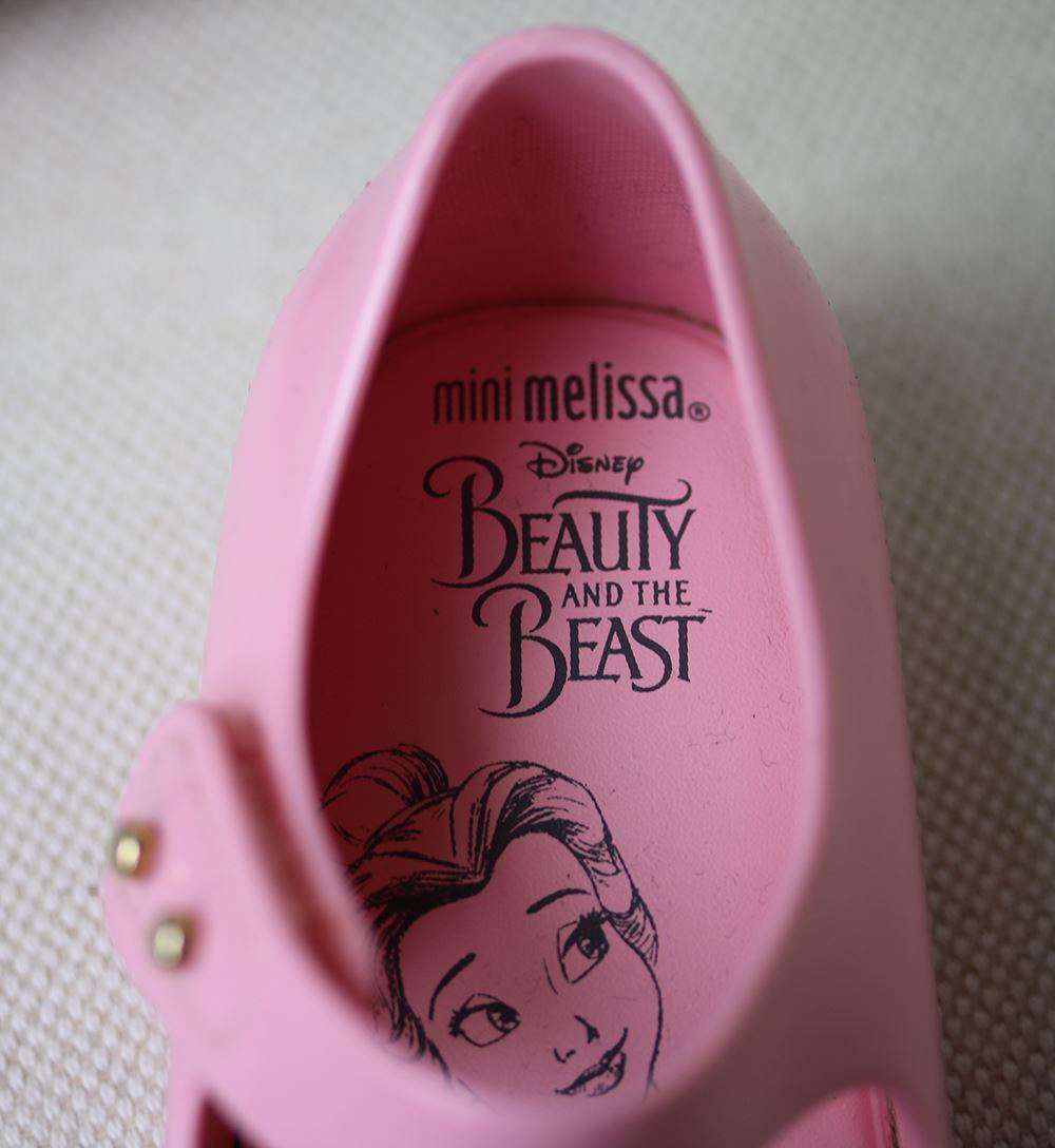 MINI MELISSA GIRLS BEAUTY AND THE BEAST JELLY SHOES EU 25/26 UK 8/9 - Image 8