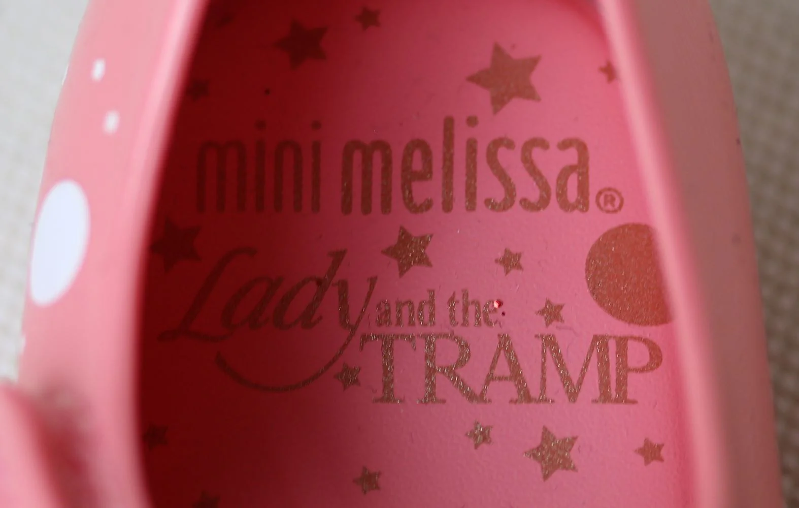 MINI MELISSA GIRLS LADY AND THE TRAMP JELLY SHOES EU 25/26 UK 8/9 - Image 7