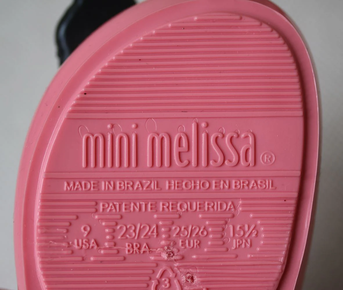 MINI MELISSA GIRLS LADY AND THE TRAMP JELLY SHOES EU 25/26 UK 8/9 - Image 8