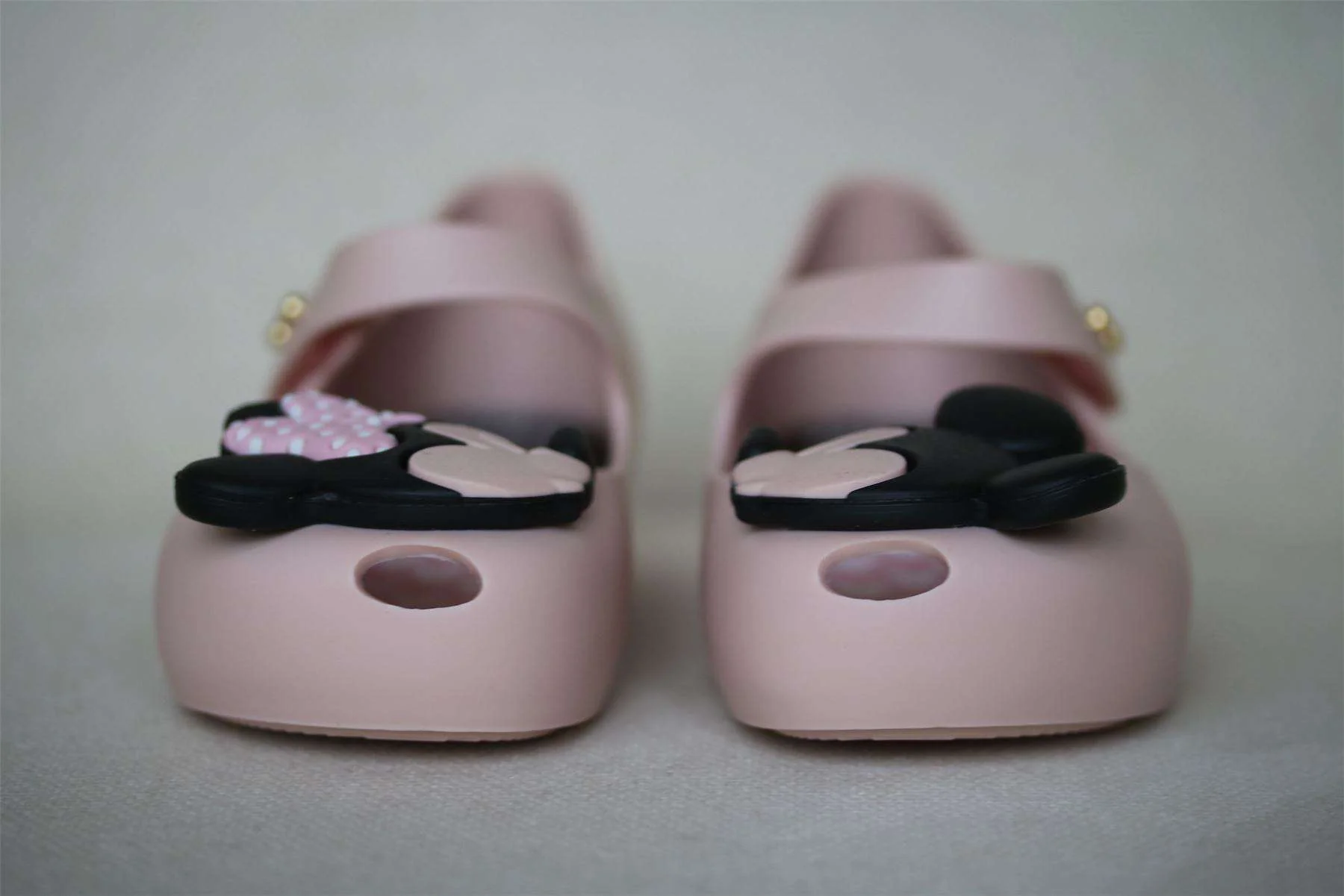 MINI MELISSA GIRLS PINK MINNE MOUSE JELLY SHOES EU 24 UK 7 - Image 3