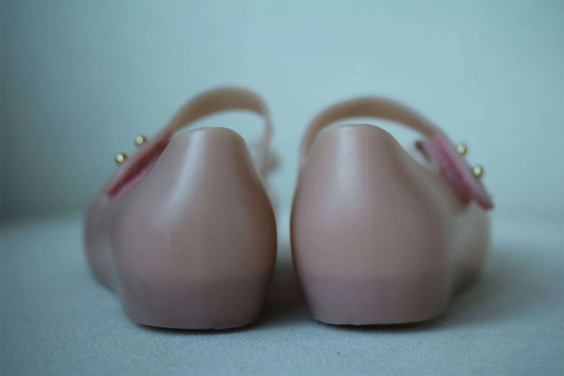 MINI MELISSA GIRLS PINK ULTRAGIRL BOW JELLY SHOES EU 27 UK 9 - Image 4