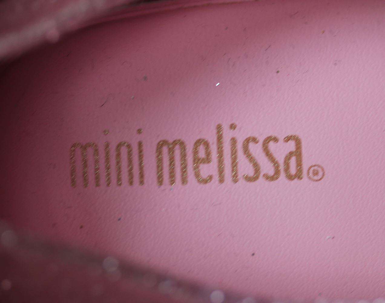 MINI MELISSA GIRLS UNICORN GLITTER JELLY SHOES EU 25/26 UK 8/9 - Image 6