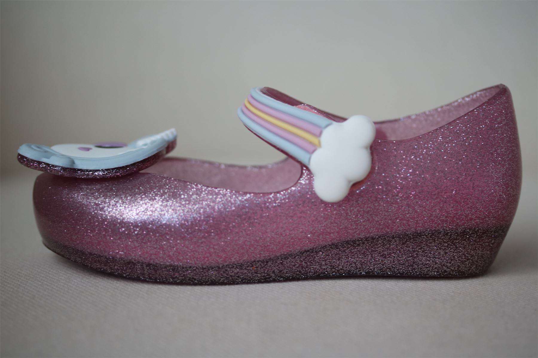MINI MELISSA PINK ULTRAGIRL JELLY SHOES EU 27 UK 9 - Image 2