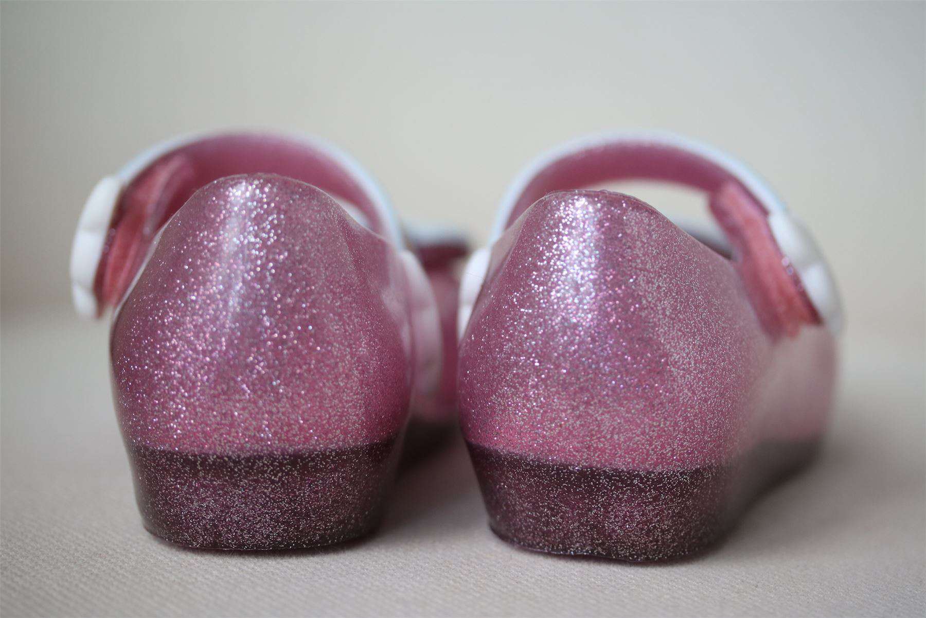 MINI MELISSA PINK ULTRAGIRL JELLY SHOES EU 27 UK 9 - Image 4