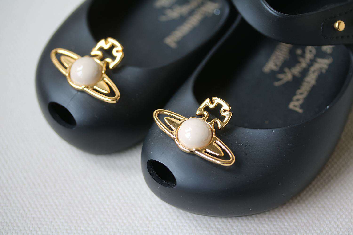 MINI MELISSA X VIVIENNE WESTWOOD GIRLS ORB JELLY SHOES EU 25/26 UK 8/9 - Image 4