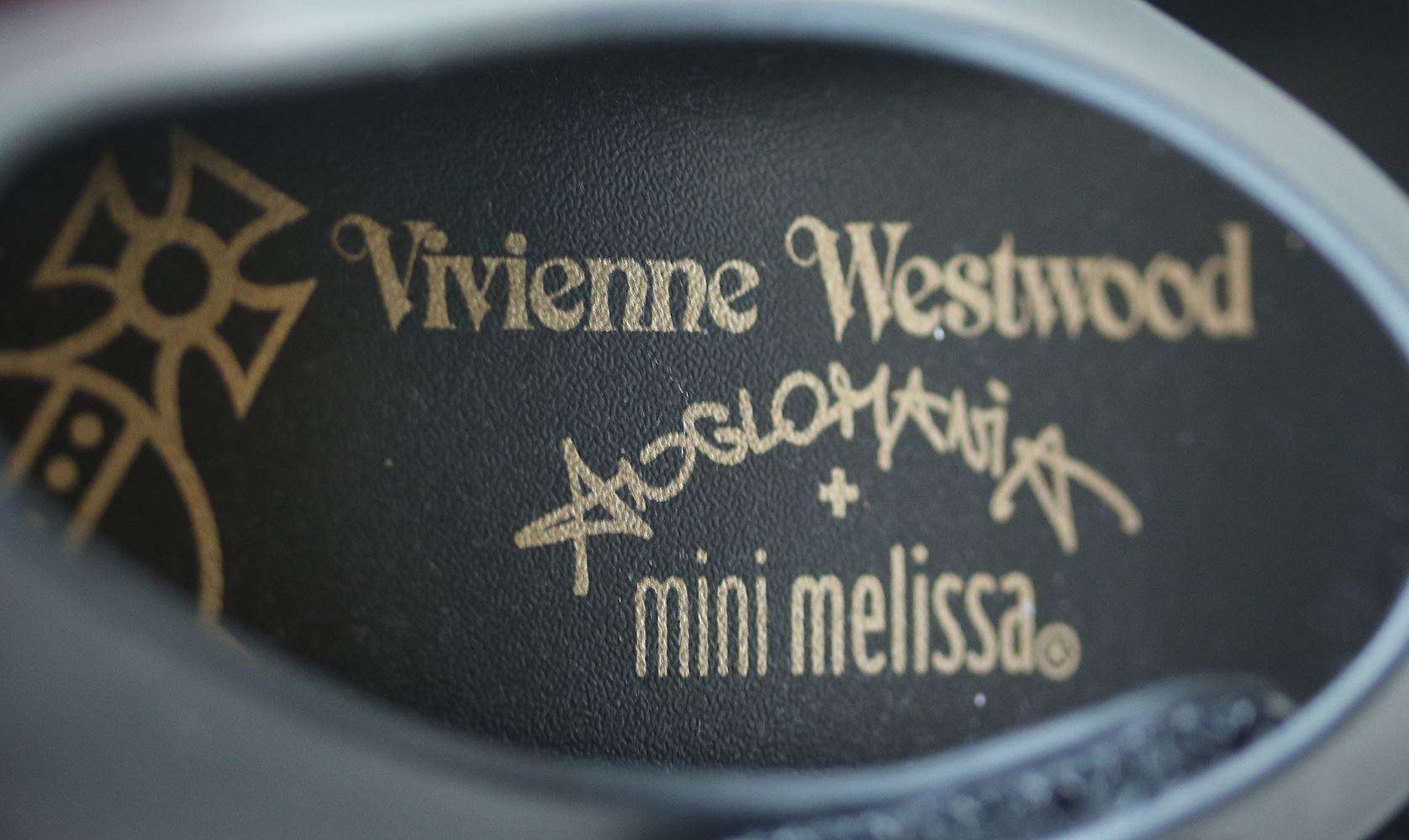 MINI MELISSA X VIVIENNE WESTWOOD GIRLS ORB JELLY SHOES EU 25/26 UK 8/9 - Image 6