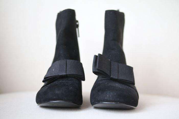 MINI MISS KG GIRLS BLACK SOLO BOOTS EU 28 UK 10 - Image 2