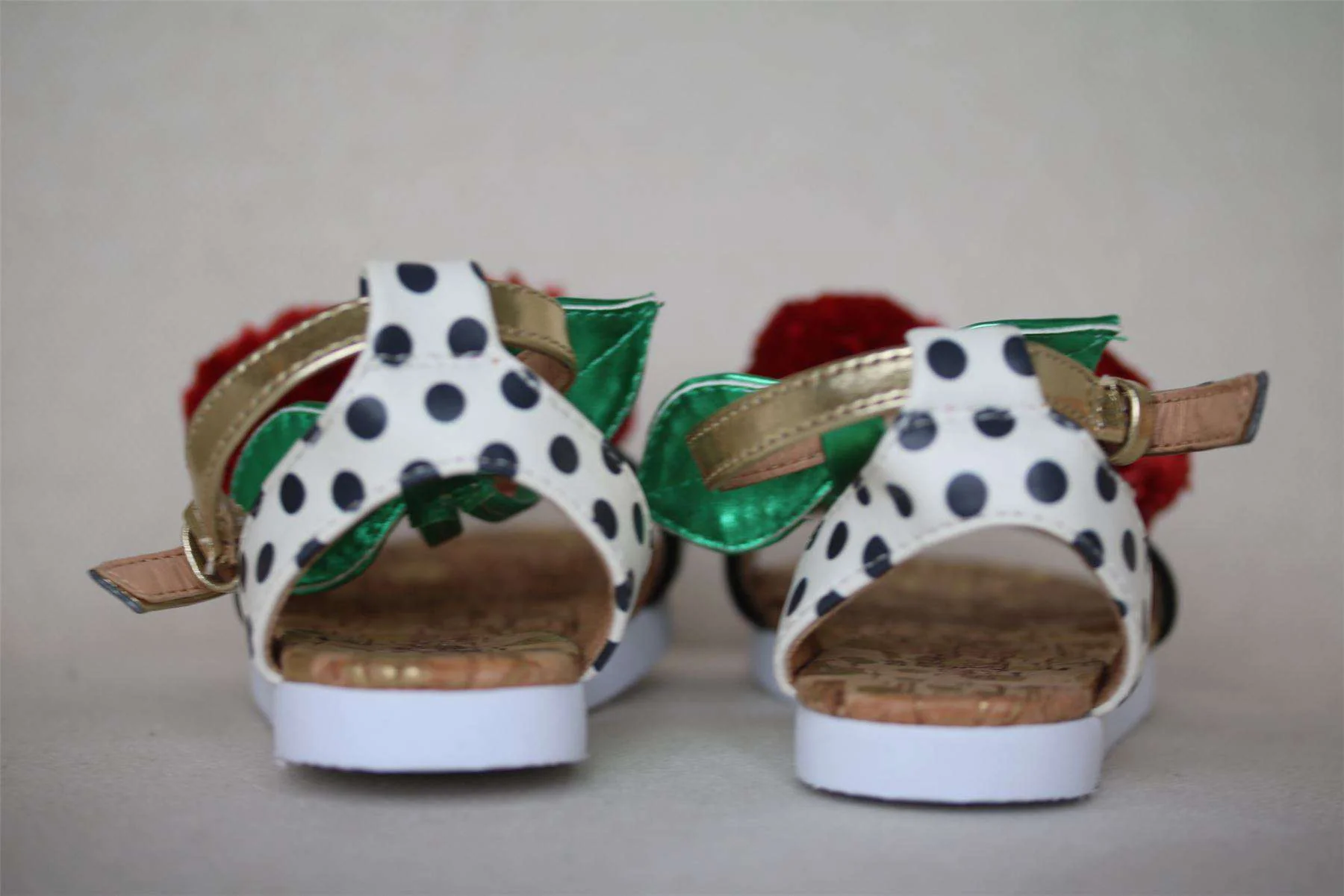 MINI MISS KG GIRLS CHERRY SANDALS EU 24 UK 7 - Image 5