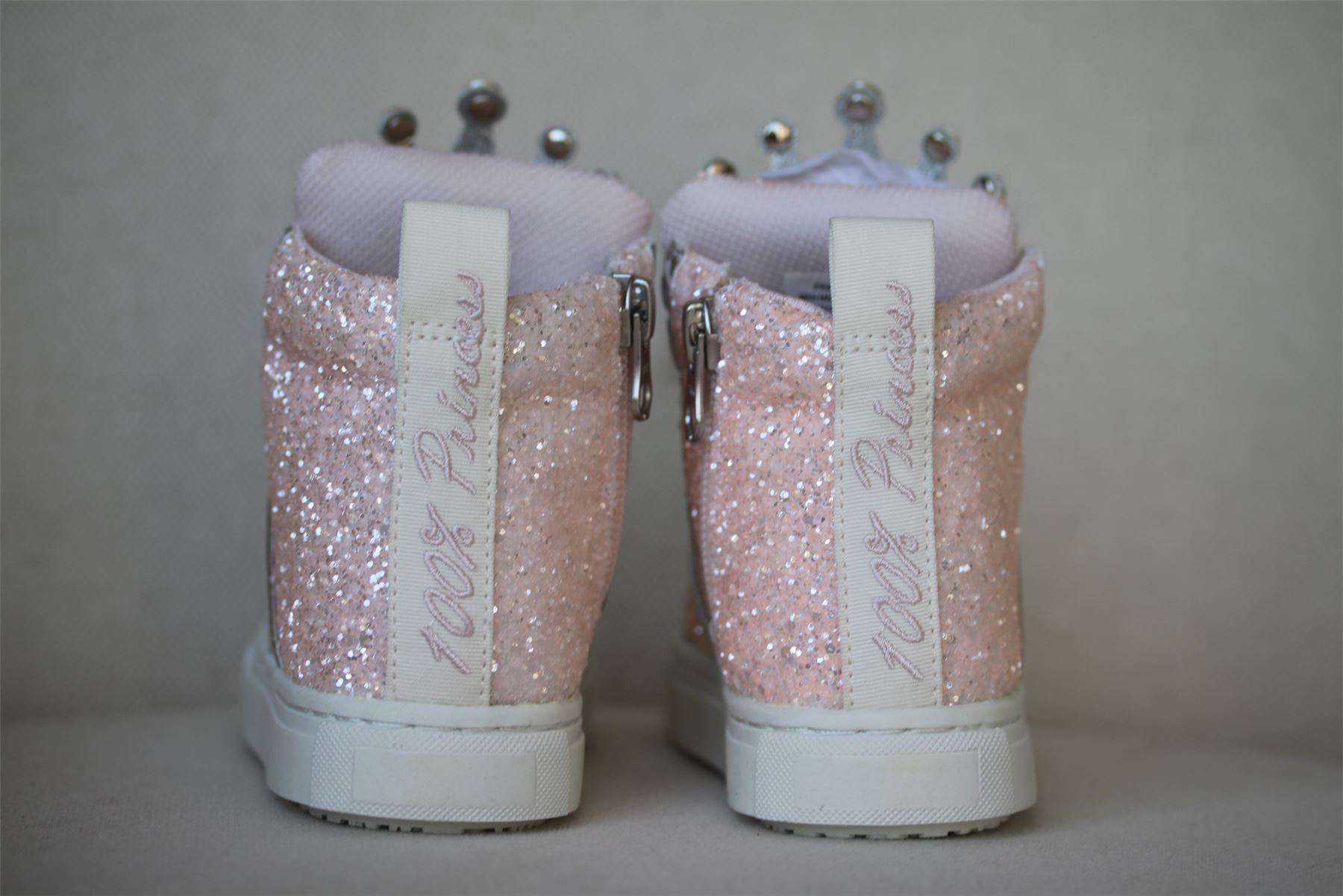 MINI MISS KG GIRLS PRINCESS PINK TRAINERS EU 29 UK 11 - Image 3
