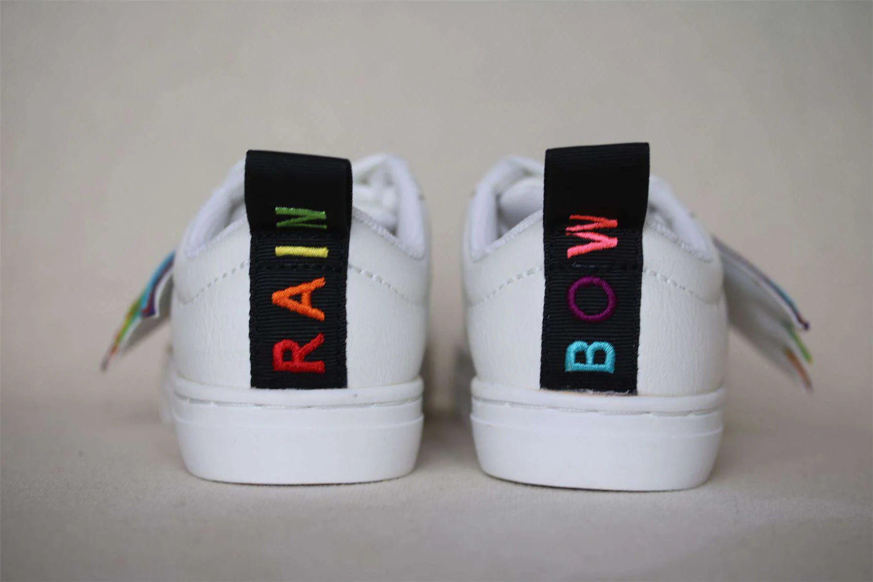 MINI MISS KG GIRLS SUPERSTAR RAINBOW TRAINERS EU 24 UK 7 - Image 4