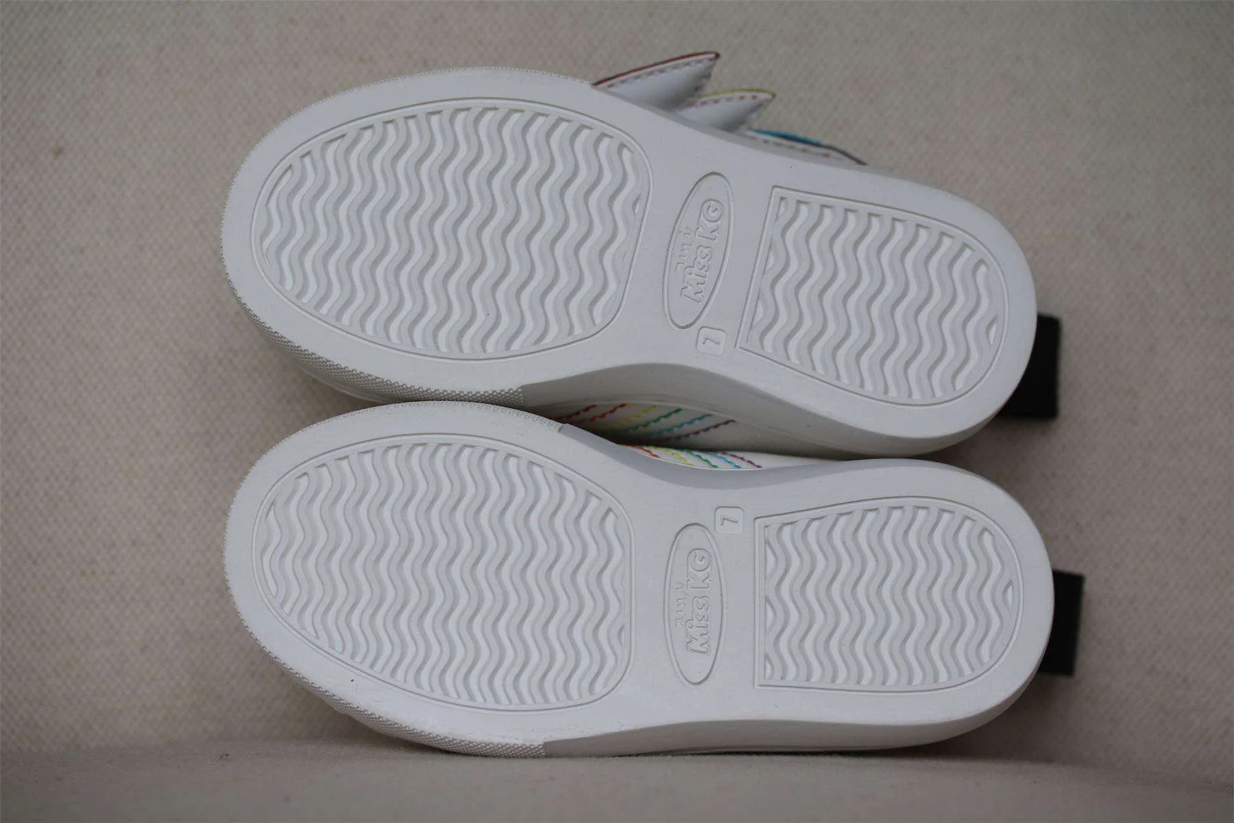 MINI MISS KG GIRLS SUPERSTAR RAINBOW TRAINERS EU 24 UK 7 - Image 5