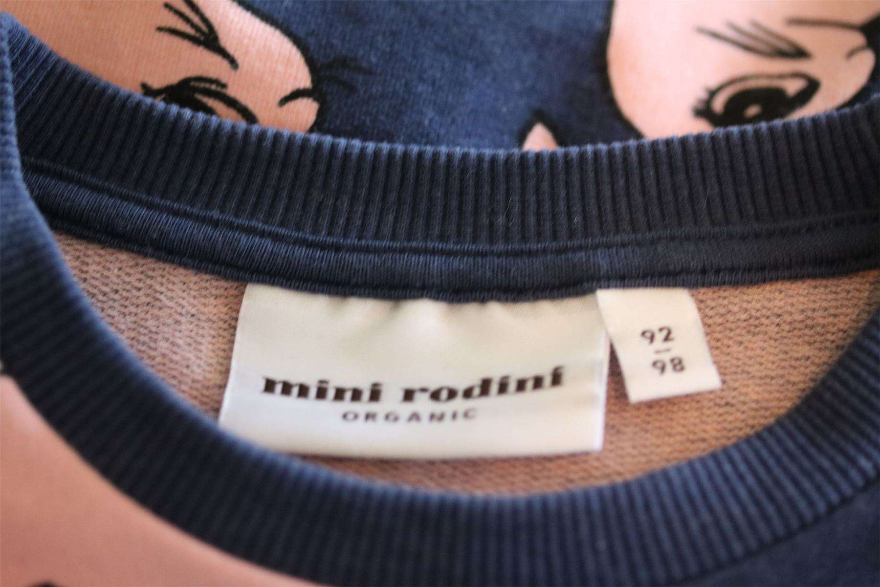 MINI RODINI NAVY BLUE HARE PRINT TRACKSUIT 2-3 YEARS - Image 4