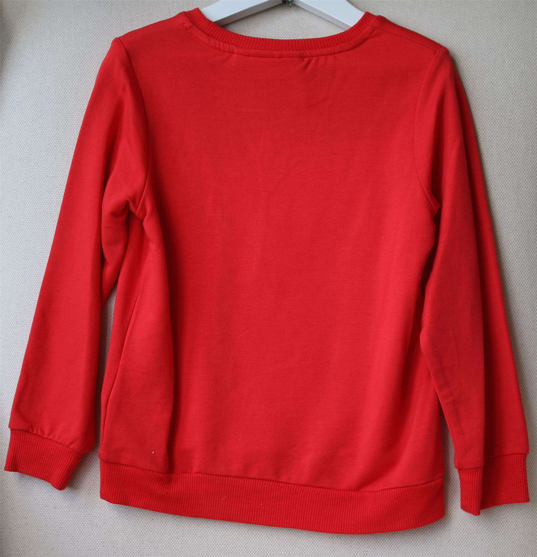 MINI RODINI RED COTTON UNICORN SWEATER 4-5 YEARS - Image 3