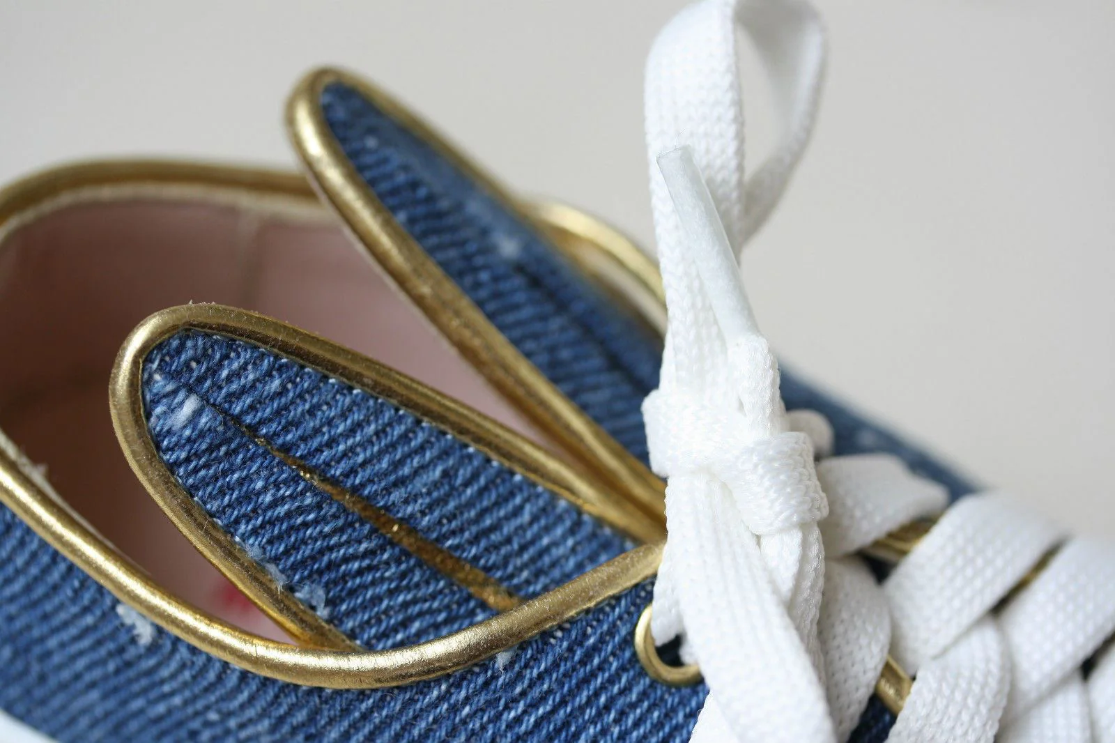MINNA PARIKKA BABY DENIM BUNNY SNEAKERS SHOES EU 21 UK 4/5 - Image 4