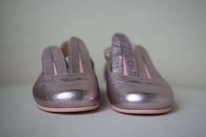 MINNA PARIKKA MINI GIRLS PINK LEATHER BUNNY EAR PUMPS EU 26 UK 8.5 - Image 2