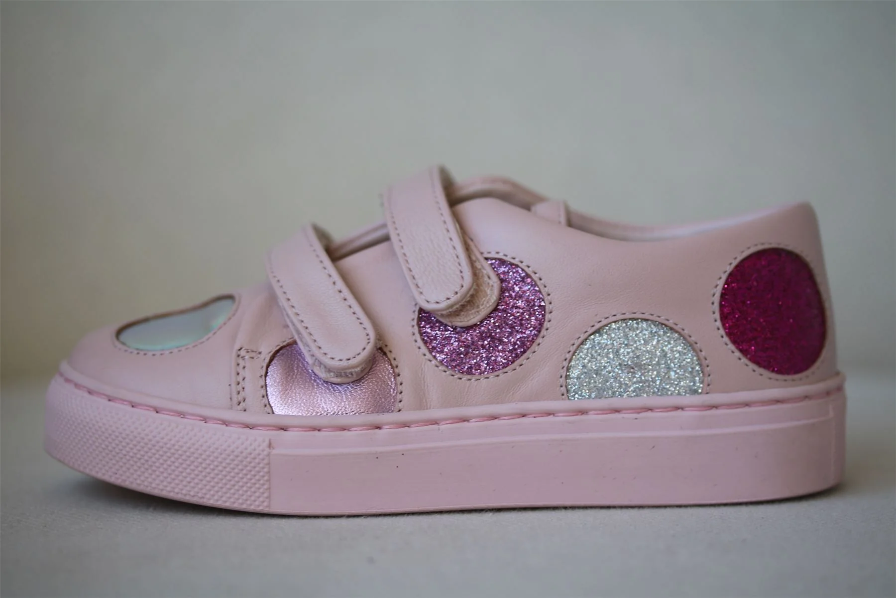 MINNA PARIKKA MINI GIRLS PINK VELCRO TRAINERS EU 25 UK 7.5 - Image 2