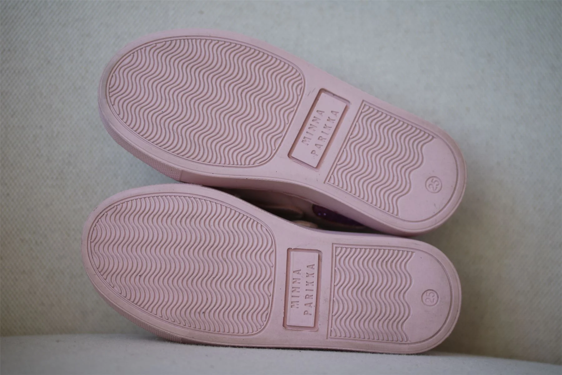 MINNA PARIKKA MINI GIRLS PINK VELCRO TRAINERS EU 25 UK 7.5 - Image 5