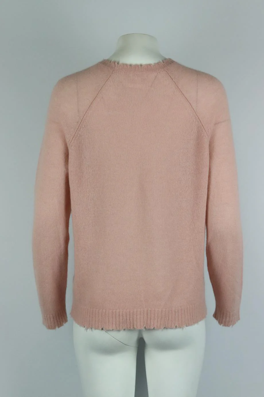 MINNIE ROSE DISTRESSED CASHMERE SWEATER LARGE - Image 4