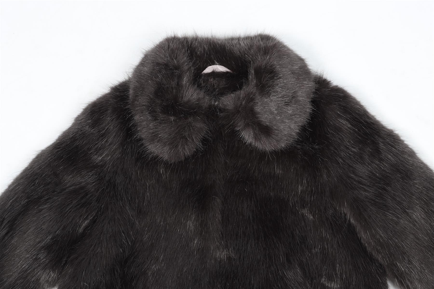 MIRANDA DUNN GREY KIDS GIRLS FAUX FUR COAT 6 YEARS - Image 3