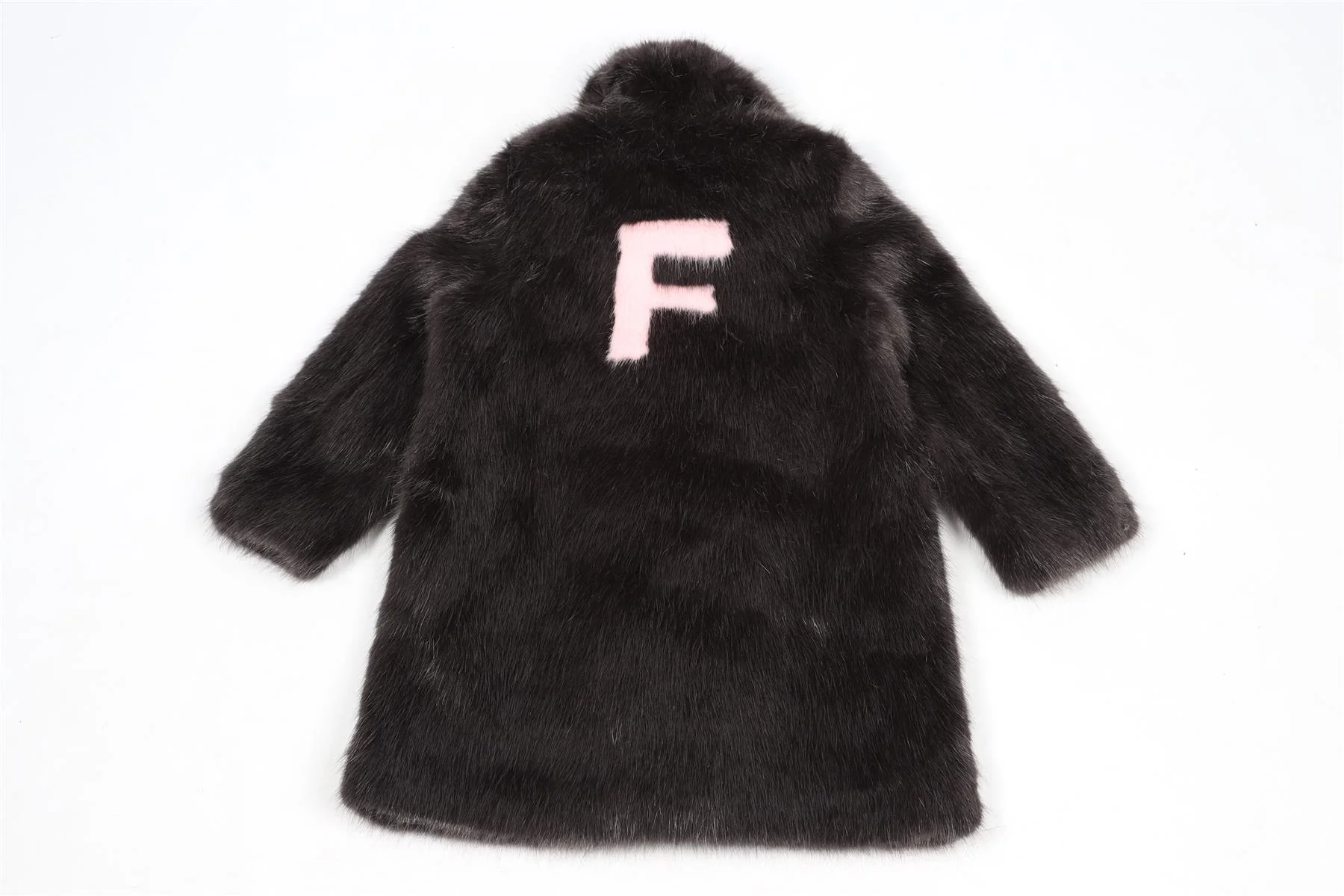 MIRANDA DUNN GREY KIDS GIRLS FAUX FUR COAT 6 YEARS - Image 4