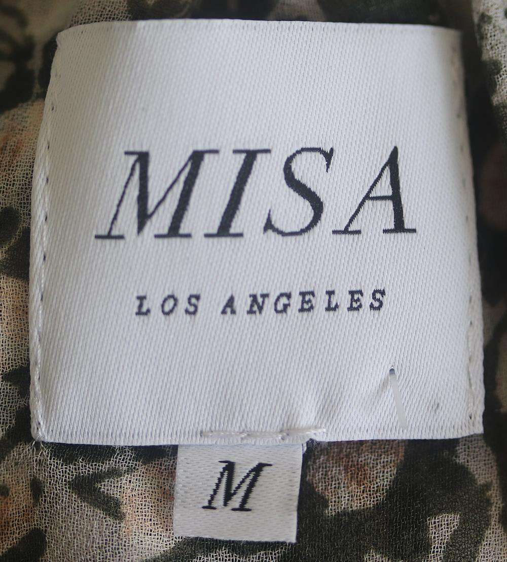 MISA FLORAL PRINT GEORGETTE MINI DRESS MEDIUM - Image 4