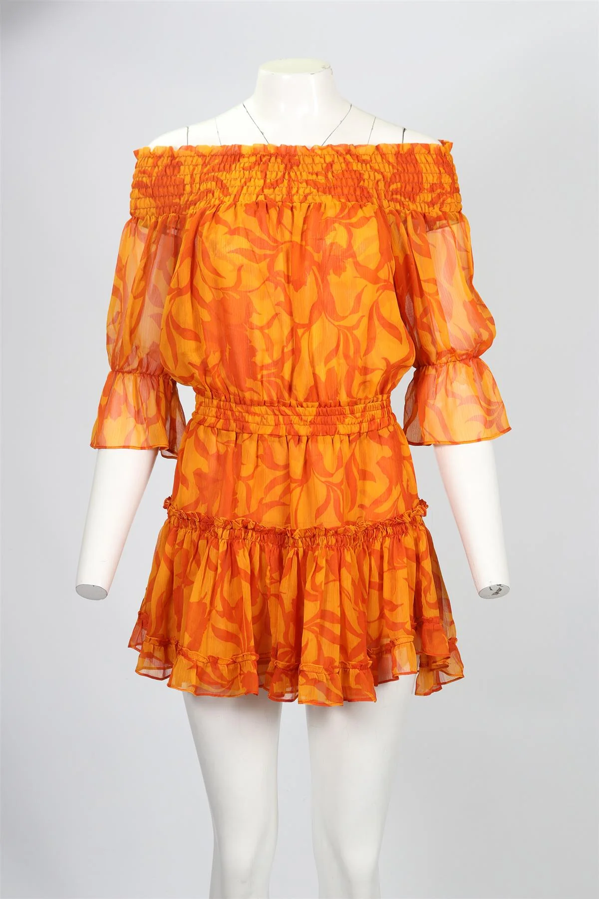 MISA LOS ANGELES CHIFFON MINI DRESS MEDIUM - Image 2