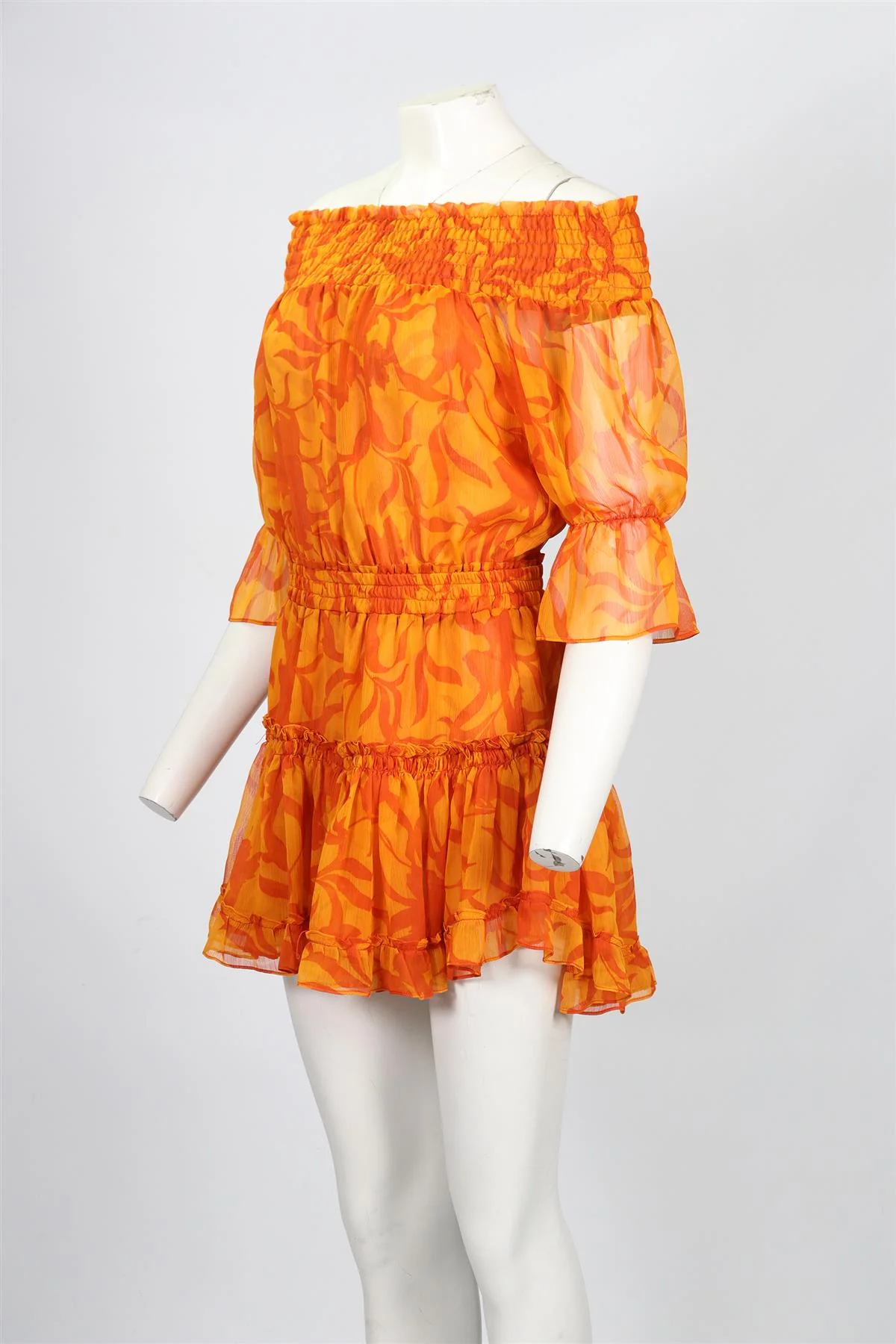 MISA LOS ANGELES CHIFFON MINI DRESS MEDIUM - Image 3