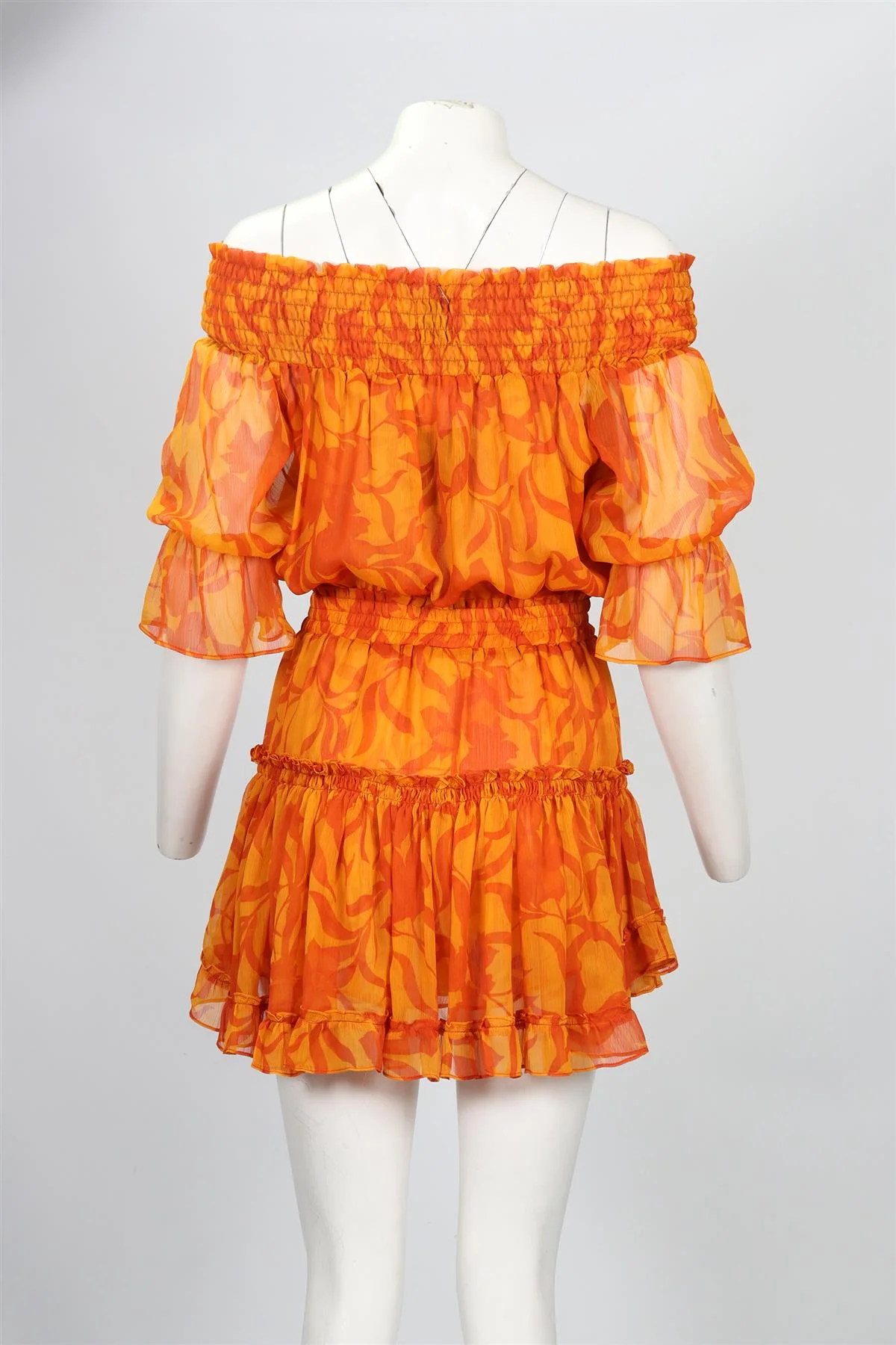 MISA LOS ANGELES CHIFFON MINI DRESS MEDIUM - Image 4