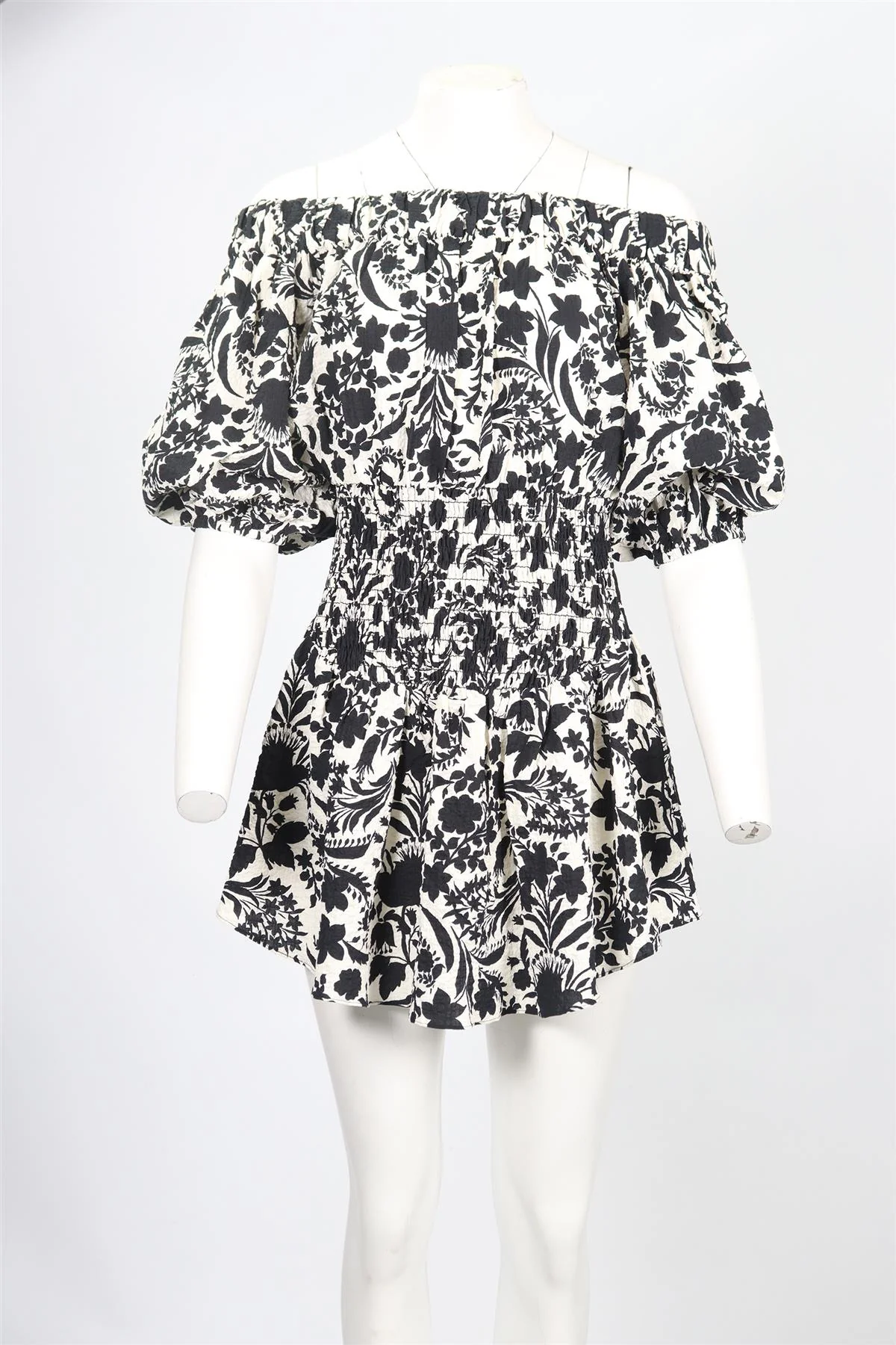 MISA LOS ANGELES COTTON BLEND MINI DRESS MEDIUM - Image 2
