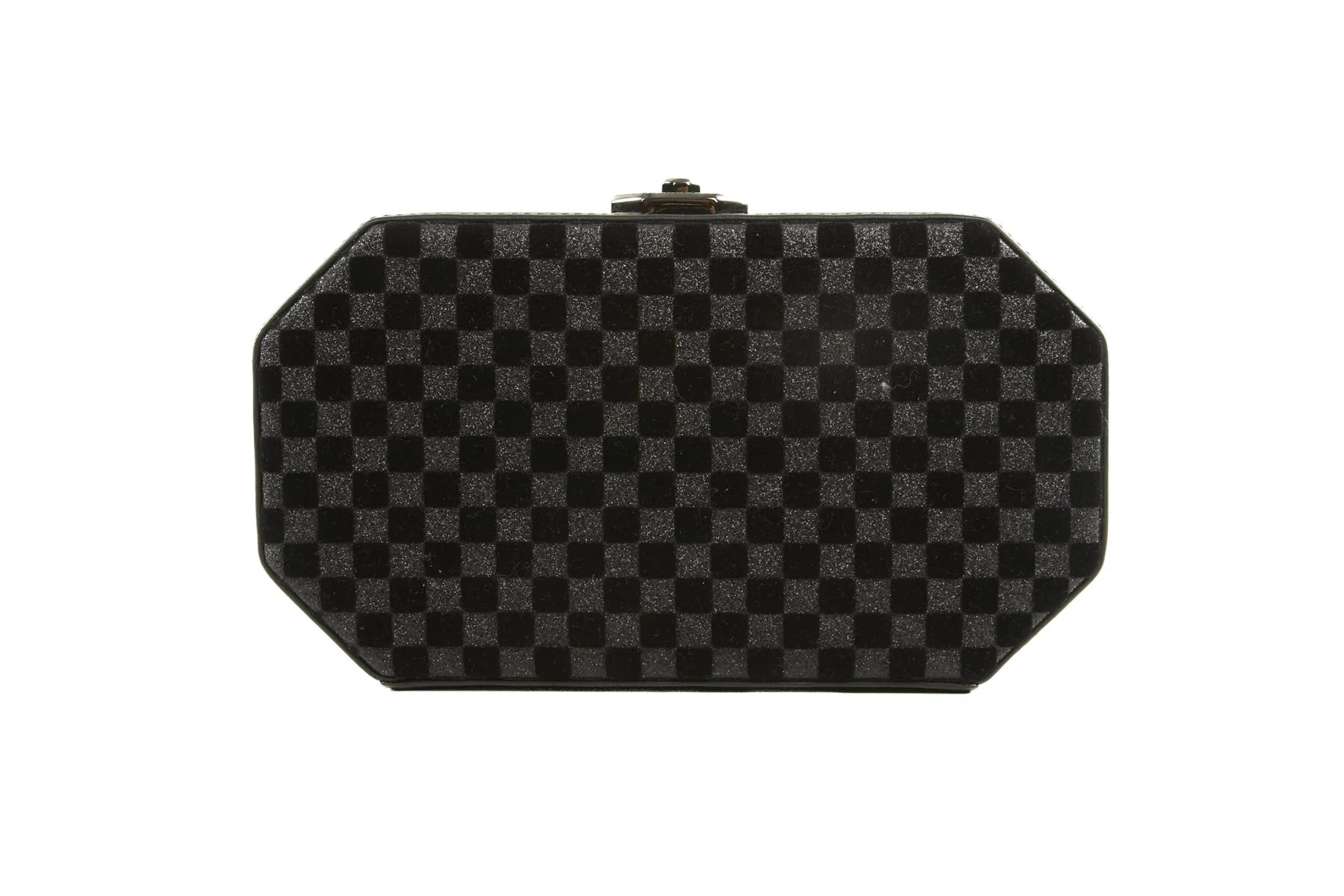 MISELA BLACK LEATHER CLUTCH - Image 6