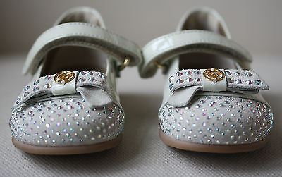 MISS BLUMARINE BABY CRYSTAL SHOES EU 20 UK 4 - Image 4