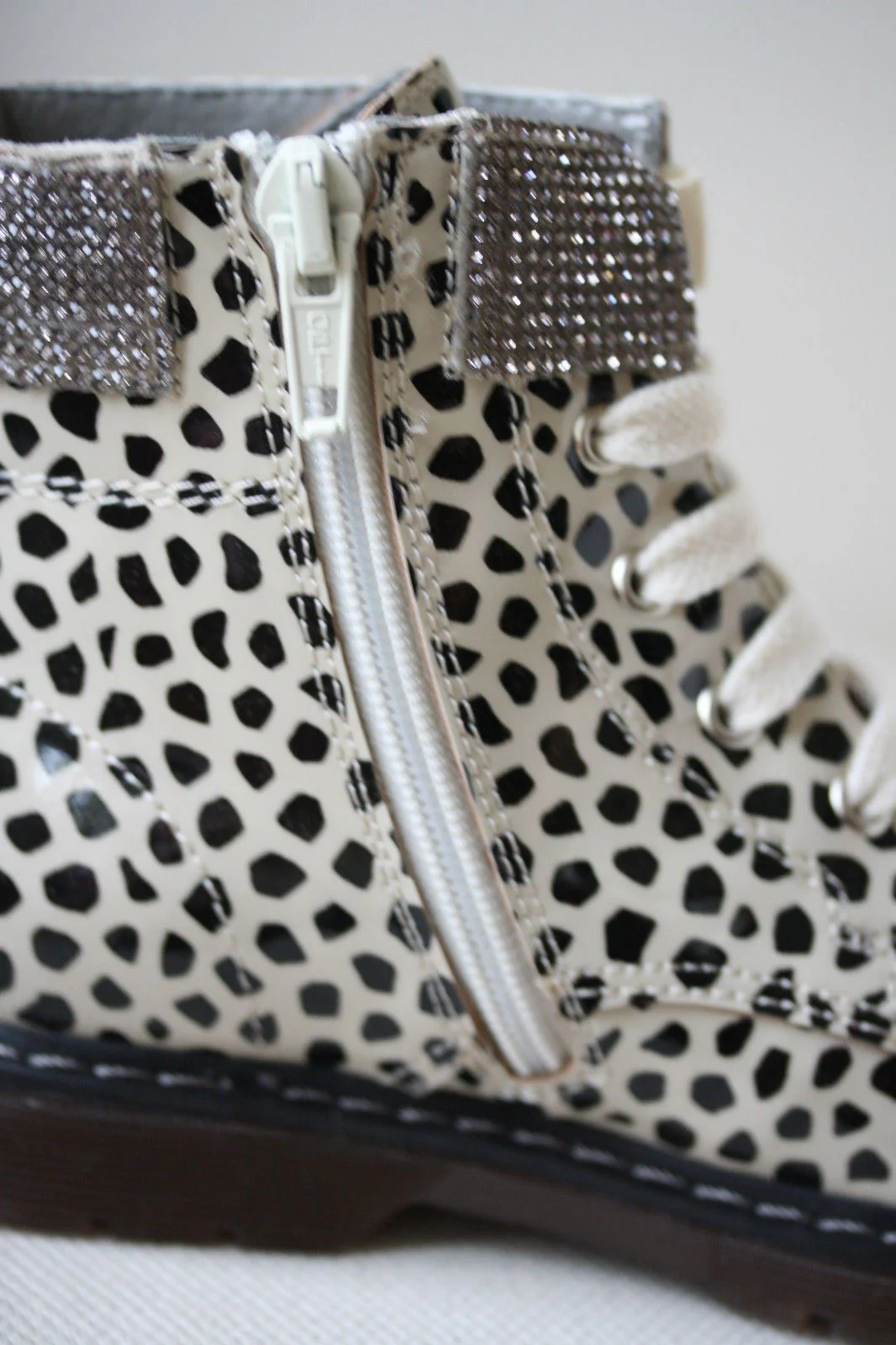 MISS BLUMARINE BABY DIAMANTE BOOTS EU 21 UK 4.5 - Image 9