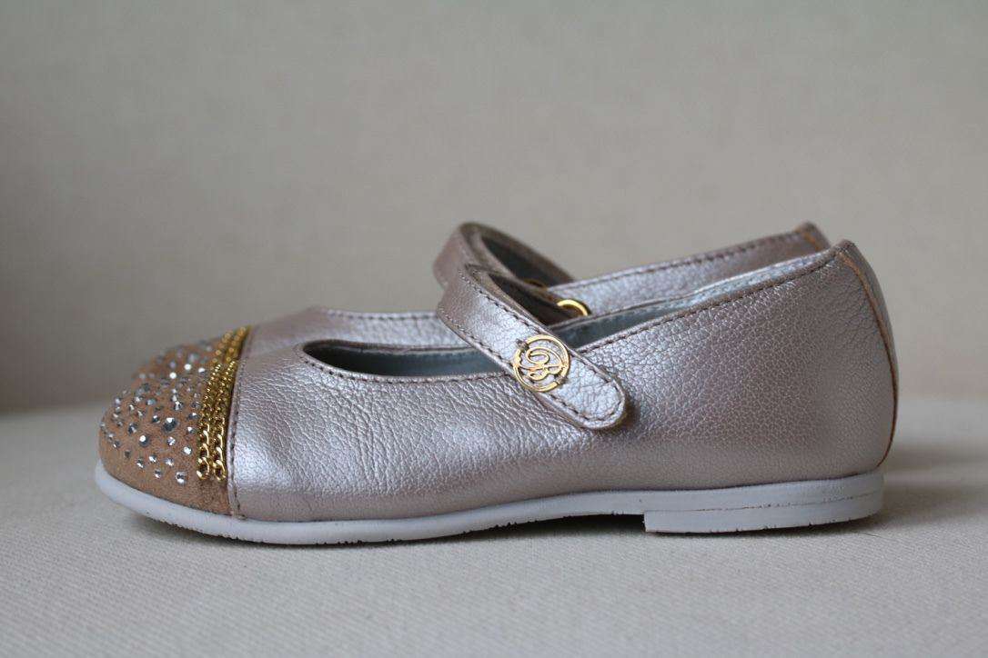 MISS BLUMARINE BABY EMBELLISHED SHOES EU 23 UK 6 - Image 4