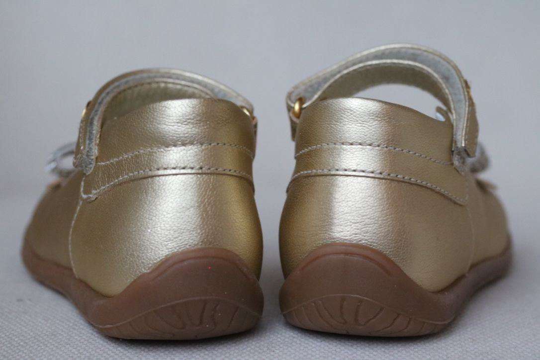 MISS BLUMARINE BABY GIRLS GOLD DIAMANTE SHOES EU 22 UK 5 - Image 5
