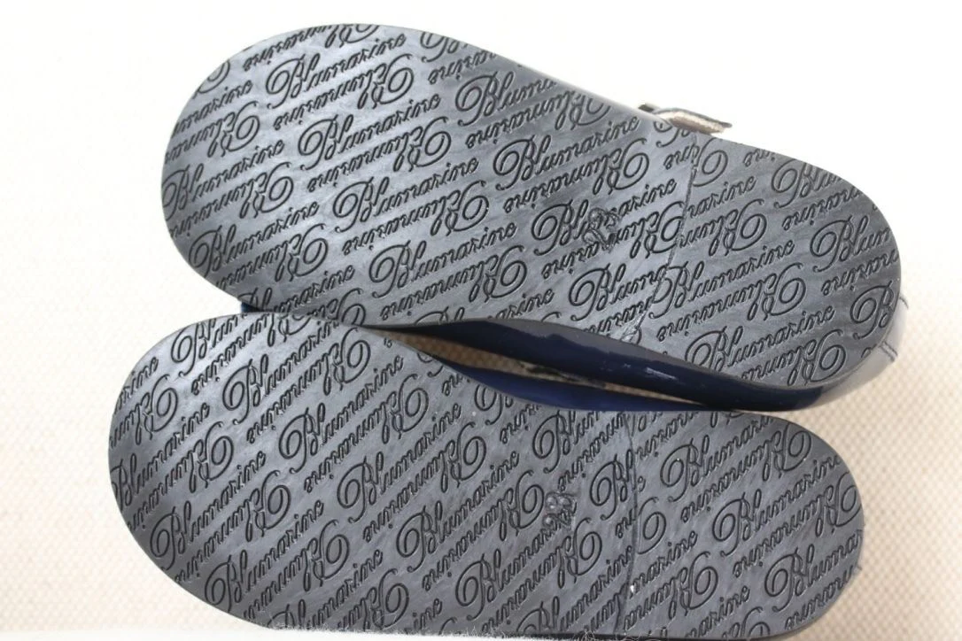 MISS BLUMARINE BABY GIRLS NAVY SHOES EU 23 UK 6 - Image 3