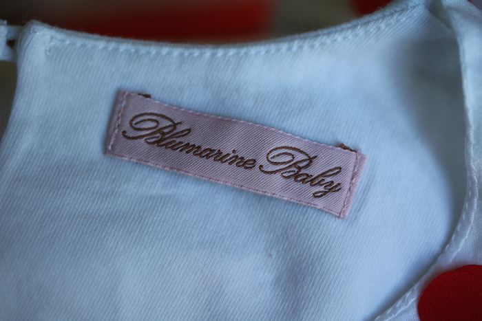 MISS BLUMARINE BABY GIRLS WHITE FLORAL TOP 3 YEARS - Image 4