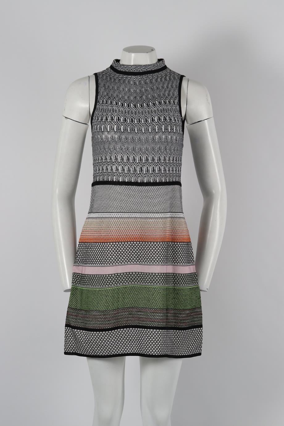 MISSONI CROCHET KNIT MINI DRESS IT 38 UK 6 - Image 2
