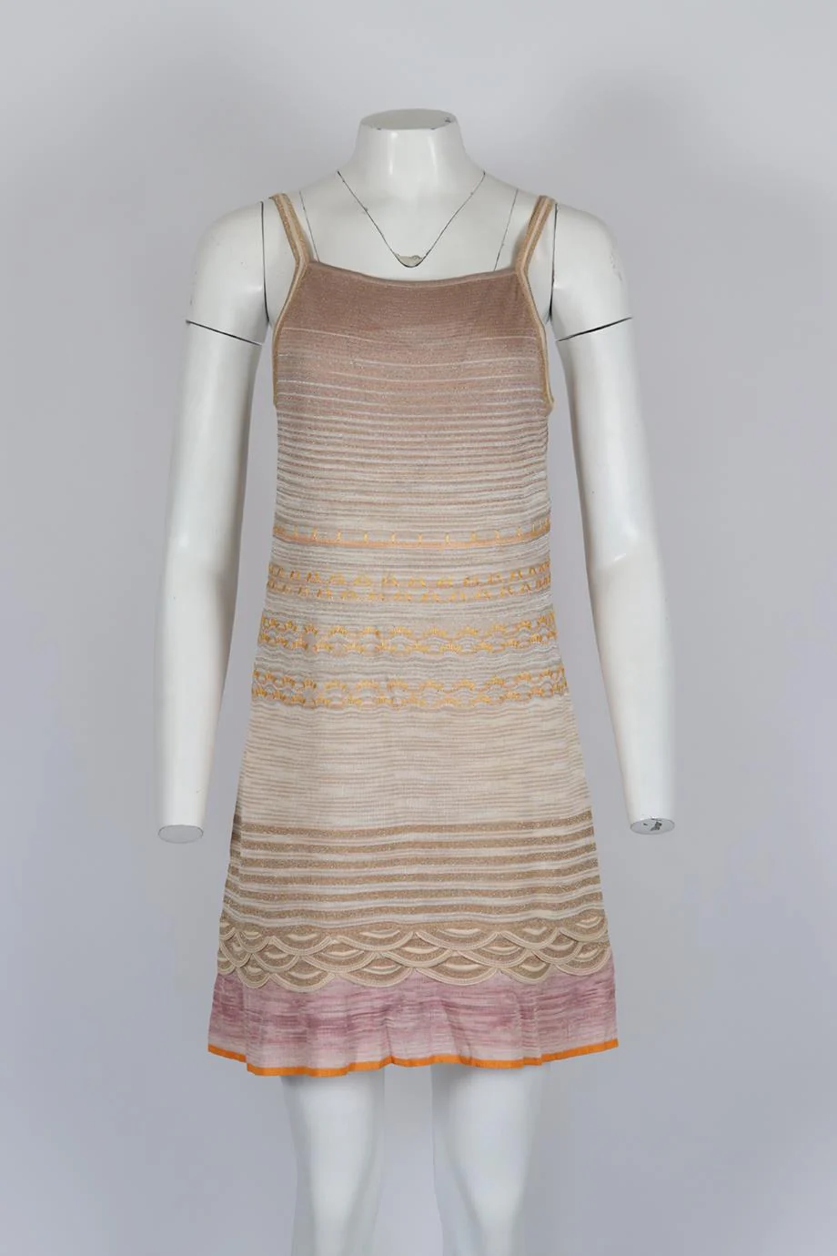 MISSONI CROCHET KNIT MINI DRESS IT 42 UK 10 - Image 2