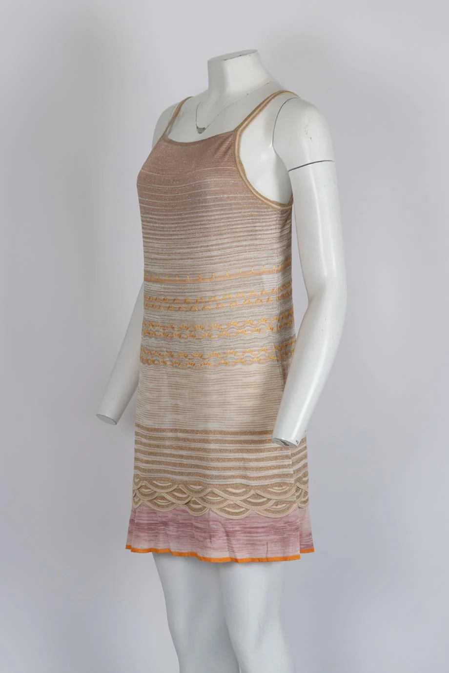 MISSONI CROCHET KNIT MINI DRESS IT 42 UK 10 - Image 3