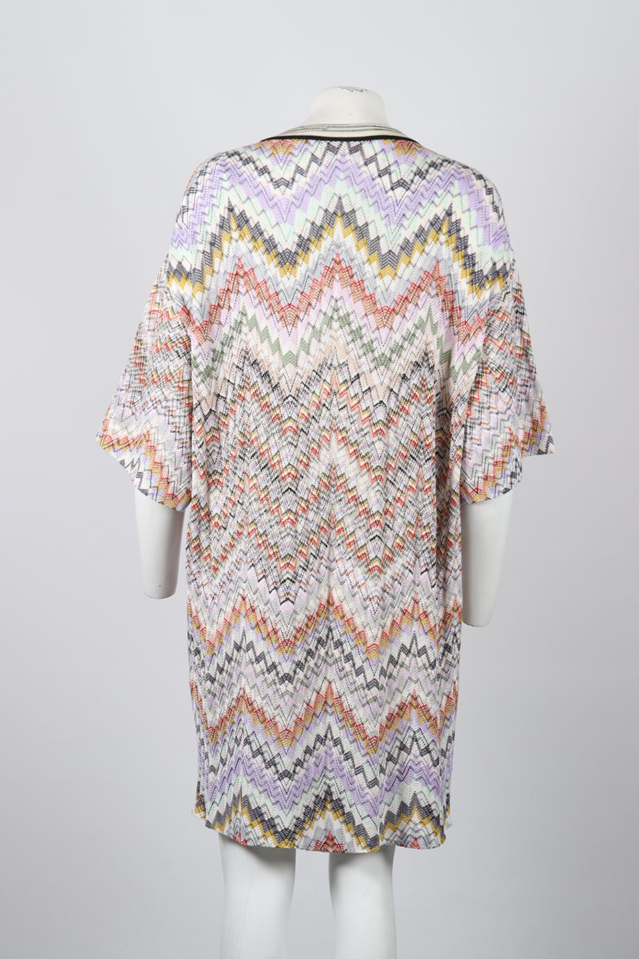MISSONI CROCHET KNIT MINI DRESS XLARGE - Image 4