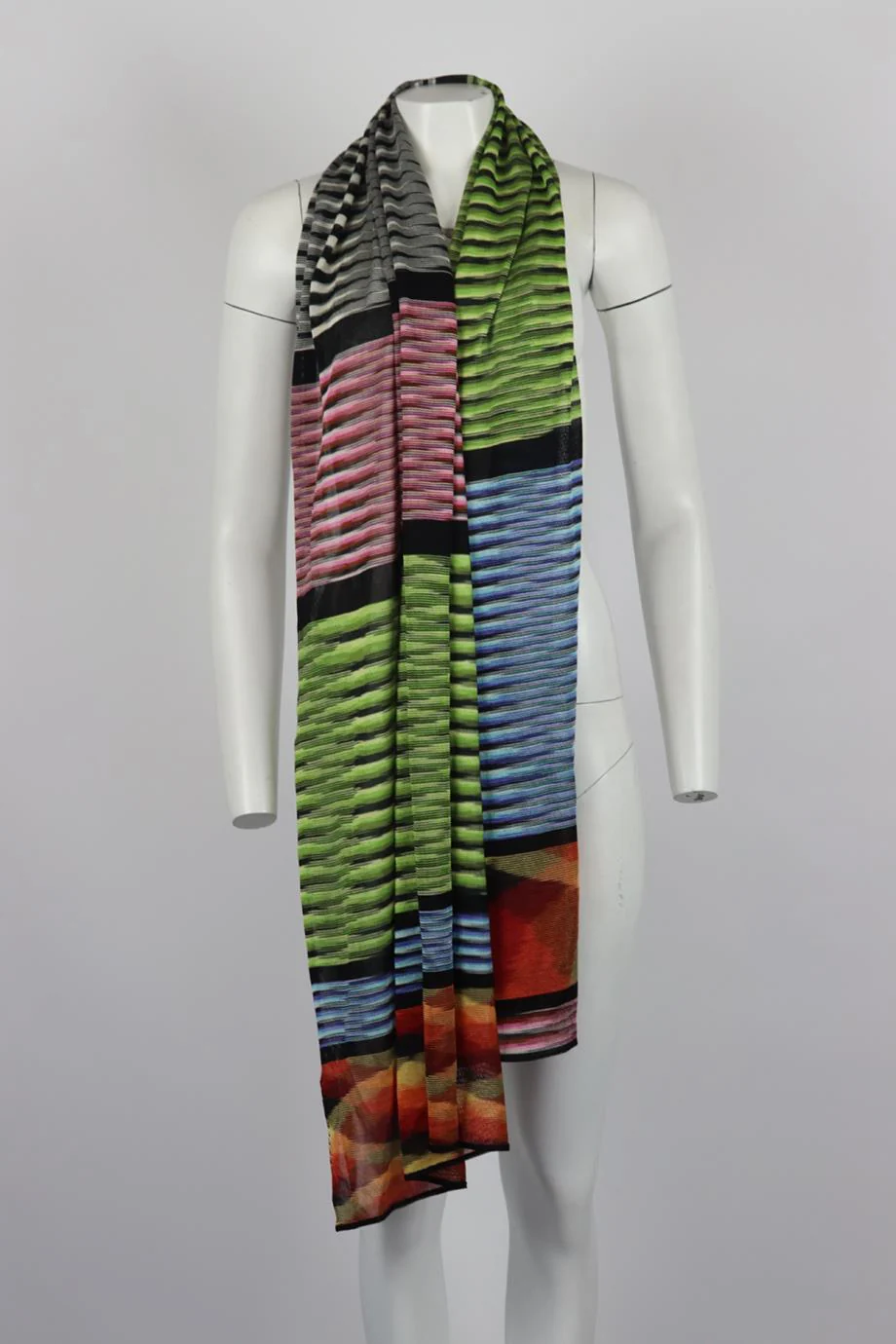 MISSONI CROCHET KNIT SCARF - Image 6