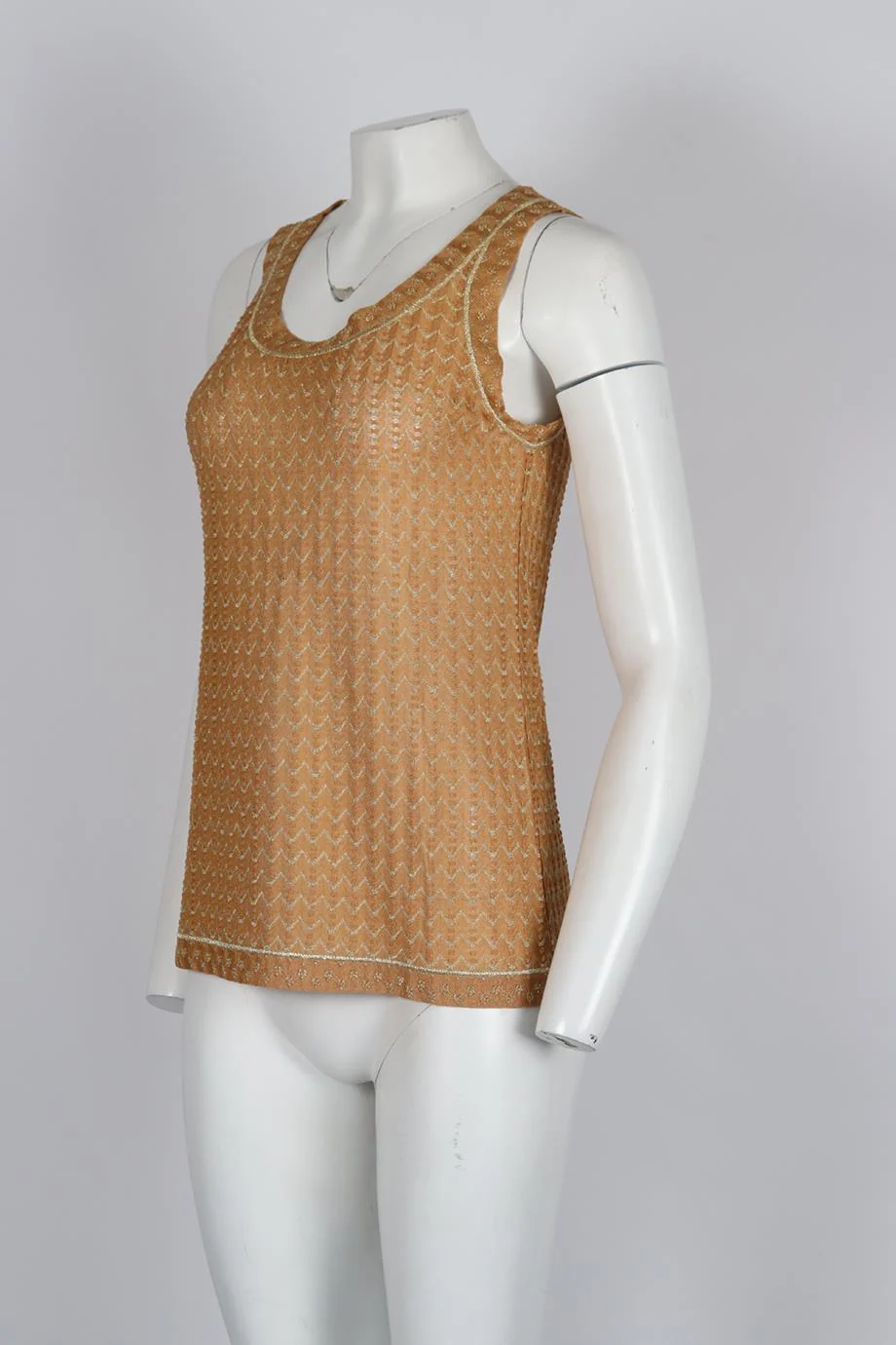 MISSONI CROCHET KNIT TOP IT 44 UK 12 - Image 3