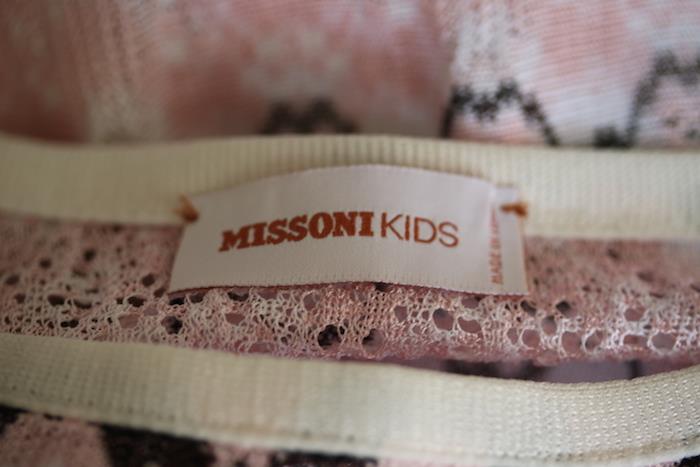 MISSONI GIRLS PINK SHORT BEACH DRESS KAFTAN 4-5 YEARS - Image 4