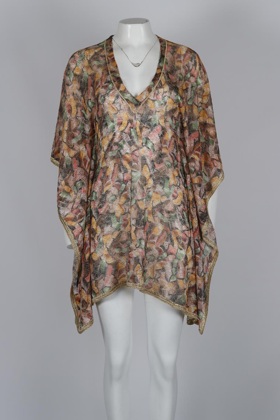 MISSONI MARE CROCHET KNIT KAFTAN MEDIUM - Image 2