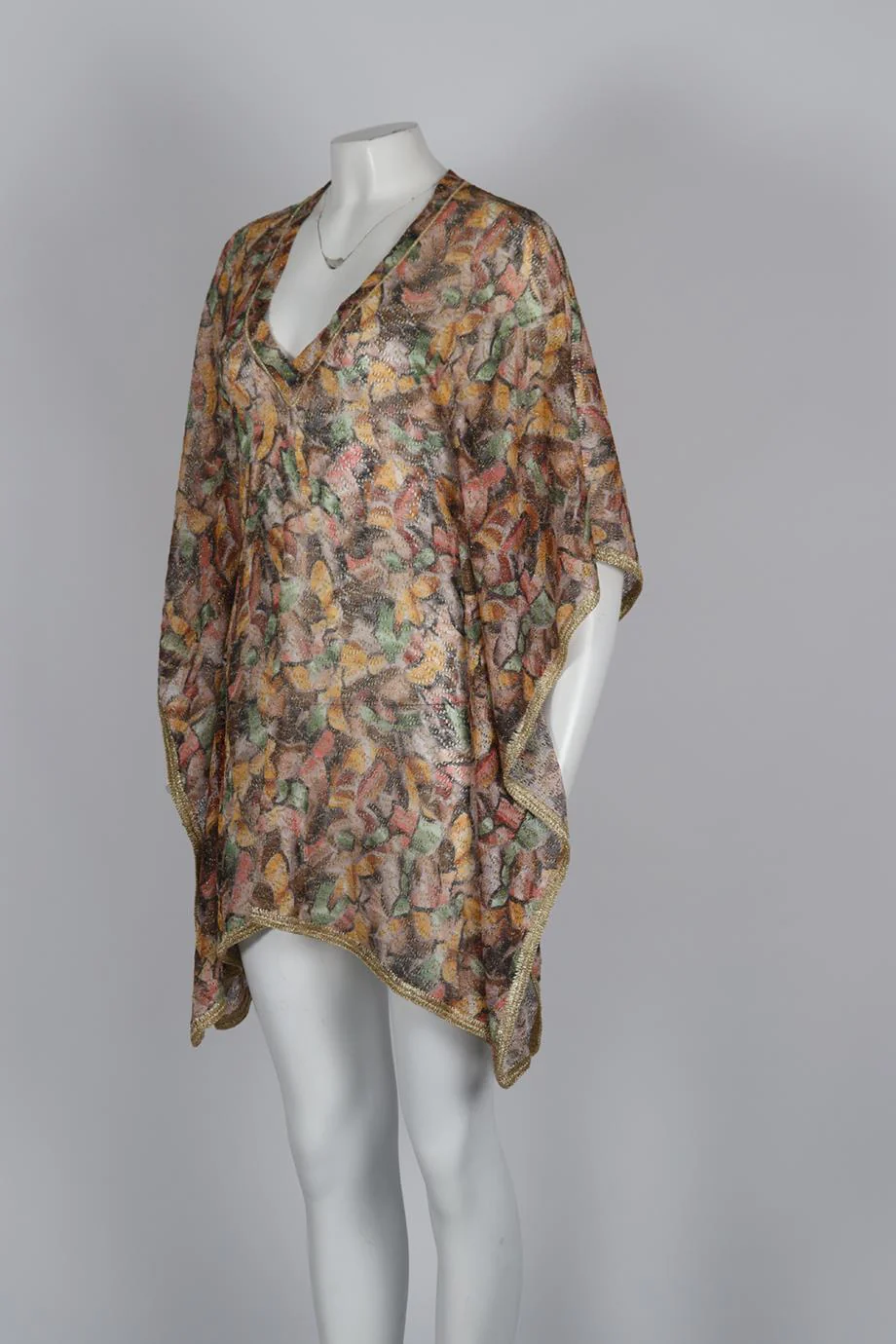 MISSONI MARE CROCHET KNIT KAFTAN MEDIUM - Image 3