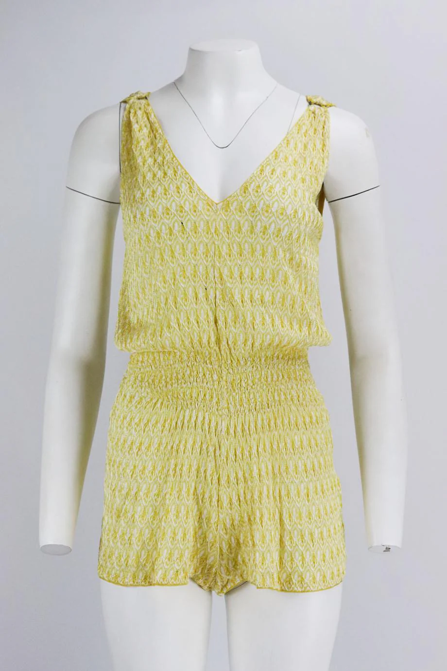 MISSONI MARE CROCHET KNIT PLAYSUIT IT 40 UK 8 - Image 2