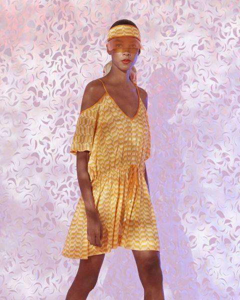 MISSONI MARE CUT OUT KAFTAN COVERUP DRESS IT 42 UK 10 - Image 6